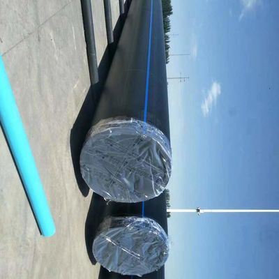 Tubo di dragaggio in HDPE PE100 con resistenza agli urti superiore e flange in acciaio