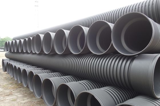DN200-800mm Dredging HDPE Pipe Double Wall Bellows corrugato per il drenaggio dell'acqua