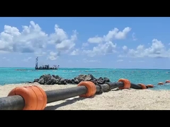 DN315 tubi in HDPE galleggianti con scafo in PE e riempimento di schiuma in PU ad alta densità all'interno