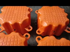 Cubi di ponton in PE blu per varie combinazioni resistenti alle sostanze chimiche e alla corrosione