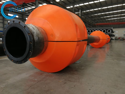 Appoggio di dragaggio arancio della conduttura di Marine Pontons Pipe Floats Buoys a 4-6 pollici