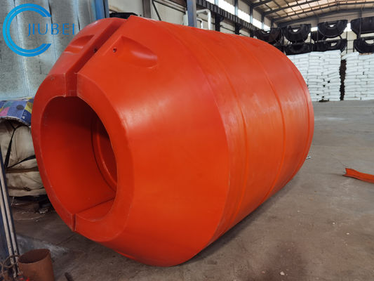 Appoggio di dragaggio arancio della conduttura di Marine Pontons Pipe Floats Buoys a 4-6 pollici