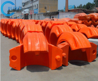 Appoggio di dragaggio arancio della conduttura di Marine Pontons Pipe Floats Buoys a 4-6 pollici