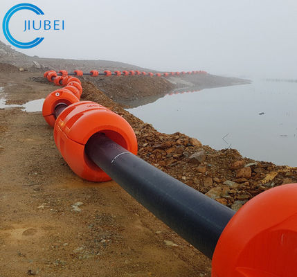 i galleggianti del bacino del tubo dell'HDPE 12inch scaricano il mare dei residui della sabbia che draga l'alta galleggiabilità