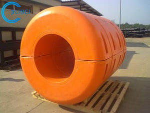 i galleggianti del bacino del tubo dell'HDPE 12inch scaricano il mare dei residui della sabbia che draga l'alta galleggiabilità