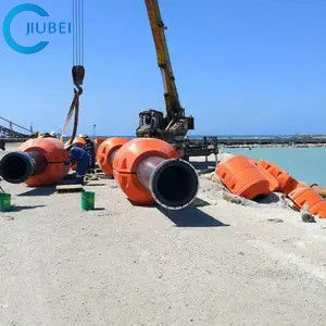 Il tubo di dragaggio del polietilene fa galleggiare i residui di dragaggio 160Mm della sabbia dell'HDPE della conduttura a 6 pollici