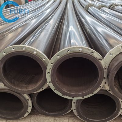 Tubi UHMWPE resistenti all'usura con flange e accessori