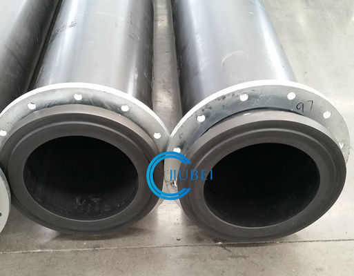 Tubo di dragaggio in UHMWPE nero per applicazioni marine e minerarie