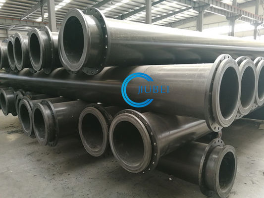 Tubo di dragaggio in UHMWPE nero per applicazioni marine e minerarie