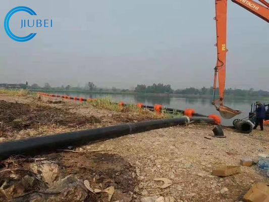 Tubo di dragaggio in UHMWPE nero per applicazioni marine e minerarie