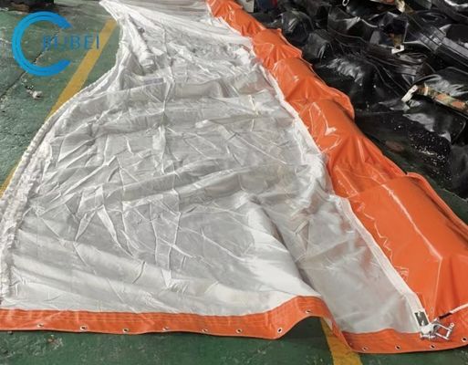 25% di allungamento Silt Curtain 60-130KN/M Resistenza alla trazione Anticorrosione