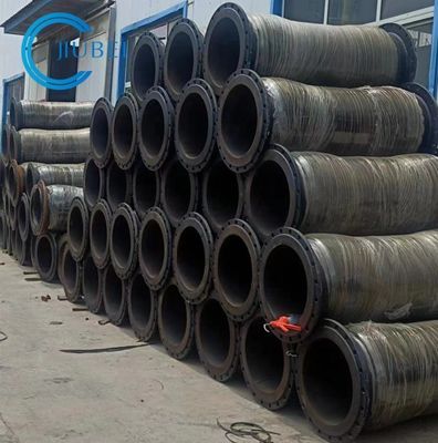 Tubo di scarico in gomma da dragaggio pesante da 50 piedi con connessione a flange