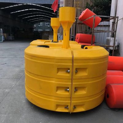 Alta visibilità Boia di plastica gialla/rossa/verde resistente all'impatto altezza del piano focale 1550 mm