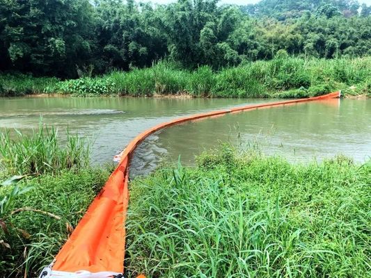 Tensile forte tenda di fango con catene anti-corrosione per il contenimento di fuoriuscite di petrolio