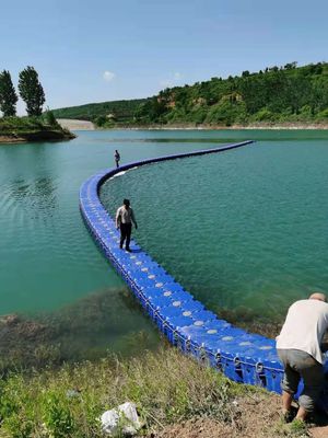 Pontoon di plastica rettangolare nero stabile a bassa manutenzione