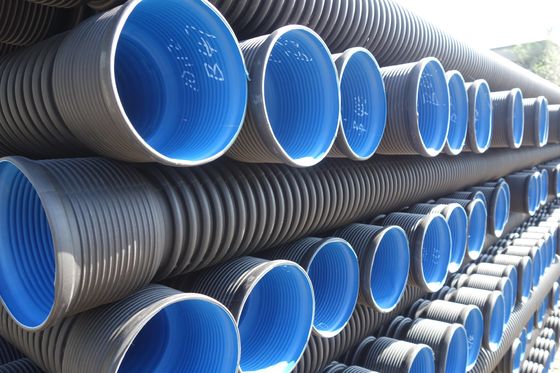 DN200-800mm Dredging HDPE Pipe Double Wall Bellows corrugato per il drenaggio dell'acqua