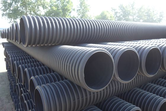 DN200-800mm Dredging HDPE Pipe Double Wall Bellows corrugato per il drenaggio dell'acqua