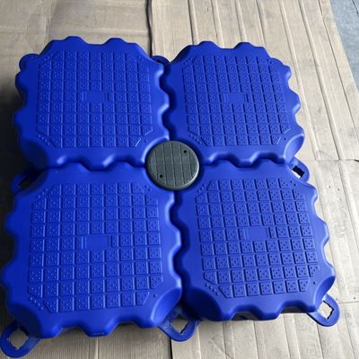 7 kg Pontoon di polietilene a superficie non scivolosa blu per uso marino