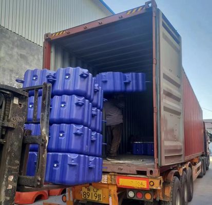Pontoon modulare in polietilene ad alta densità con eccellente stabilità e flessibilità