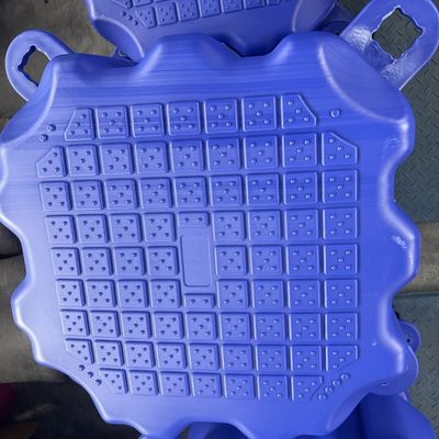 7 kg Pontoon di polietilene a superficie non scivolosa blu per uso marino