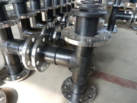 Diametro personalizzato Dia32-1800mm Dredging HDPE Pipe Bolts Nuts Washers Accessori inclusi
