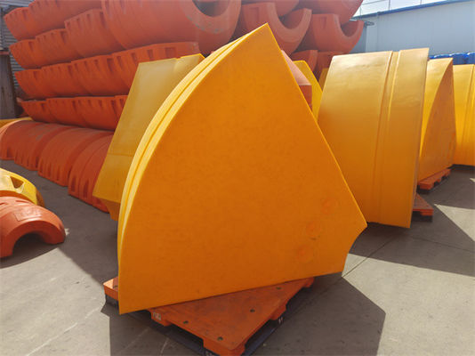 Dispositivo di galleggiamento di tubi di plastica ad alta galleggiamento per operazioni di dragaggio nella manutenzione del porto fluviale